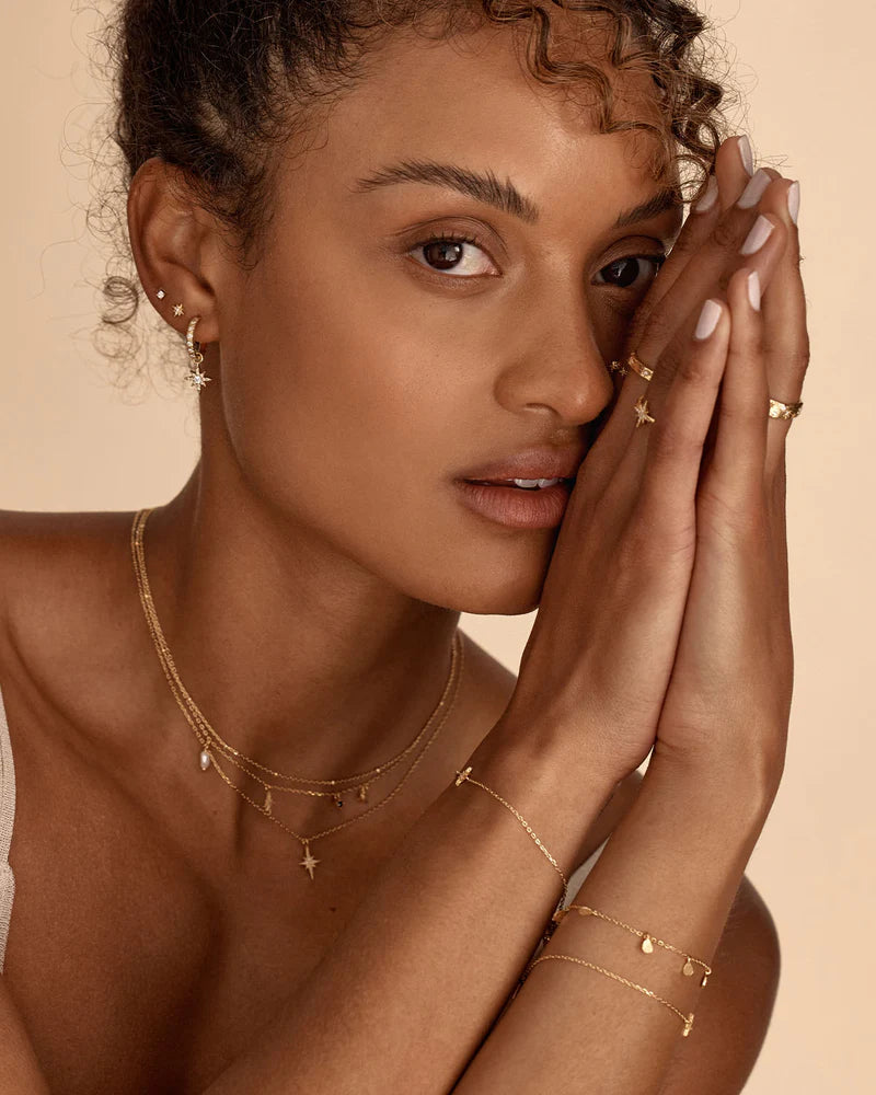 By Charlotte 18k Gold Vermeil Starlight Earrings