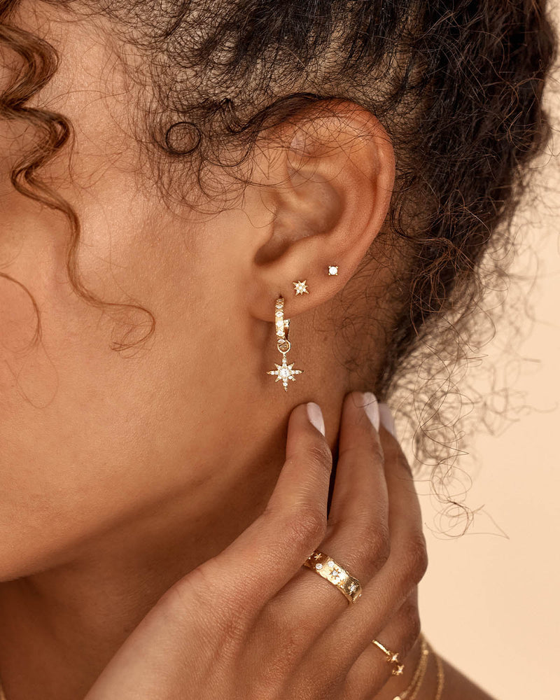 By Charlotte 18k Gold Vermeil Starlight Earrings