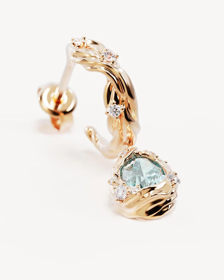 By Charlotte 18k Gold Plated Dive Deeper Hoops