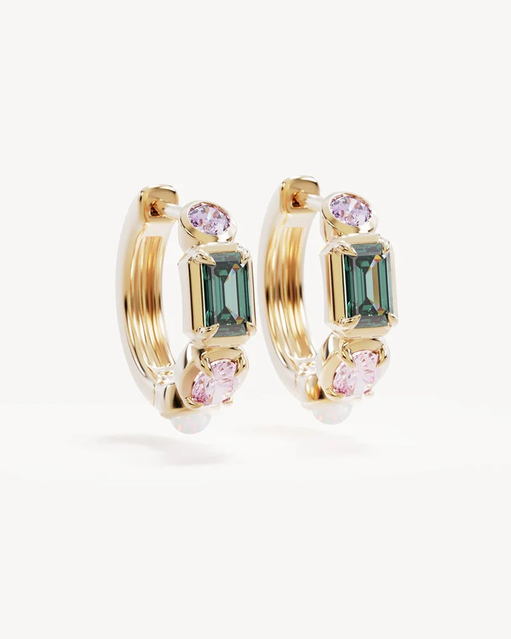 By Charlotte 18k Gold Plated You Are Infinite Hoops