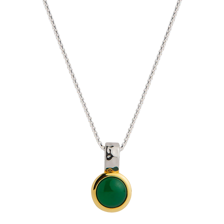 Najo Solace 2-Tone Green Onyx 45cm Necklace (+5cm extension)