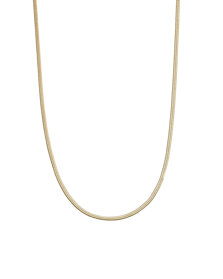 Kirstin Ash Elemental Herringbone Chain Gold Plated