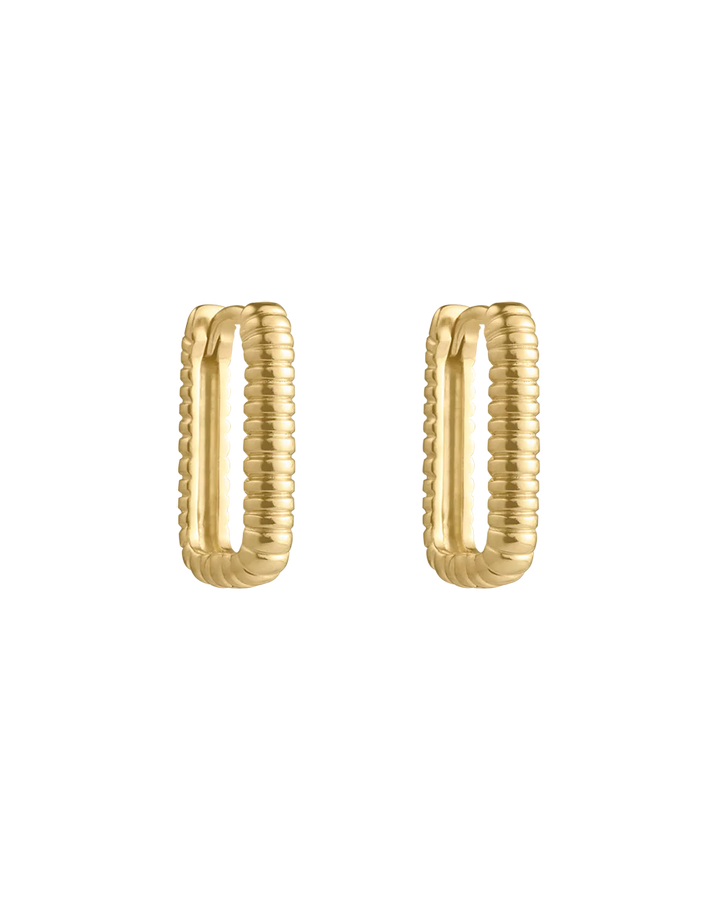 Kirstin Ash Elemental Hoops Gold Plated