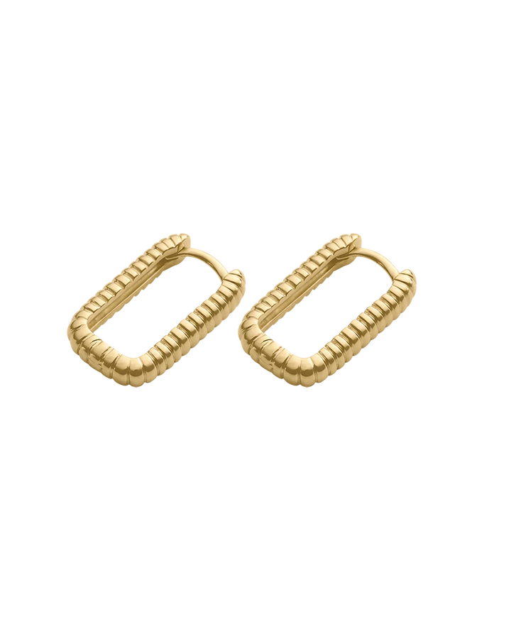 Kirstin Ash Elemental Hoops Gold Plated