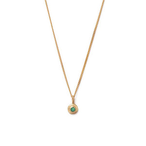 Gold Plated Birthstone Necklace - May