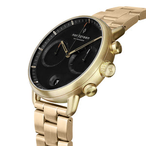 Nordgreen Pioneer 42mm Gold Watch