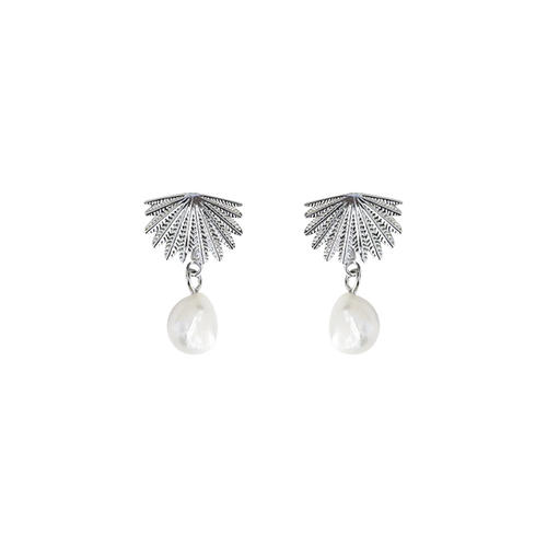 Boh Runga Fantail Pearl Studs