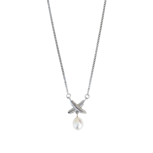 Boh Runga Feather Kisses Pearl Necklace