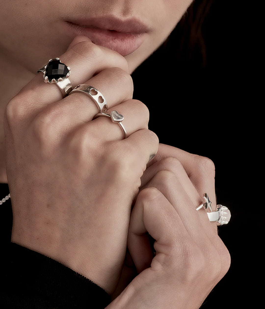 Stolen Silver Heartless Ring