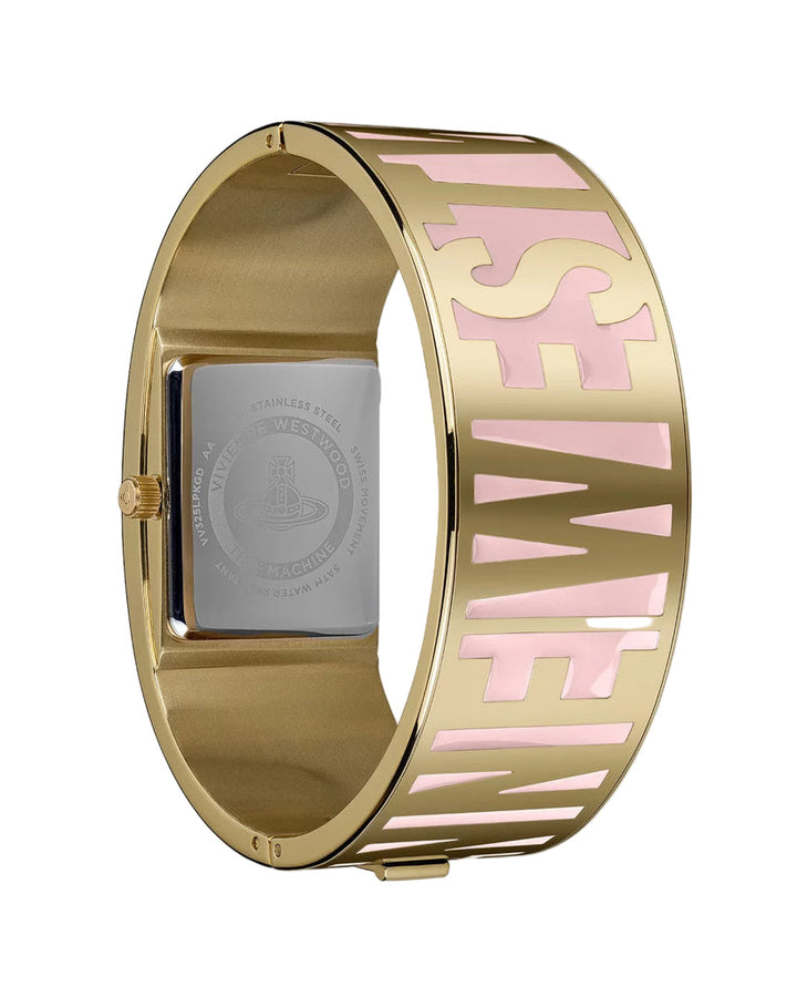 Vivienne Westwood Belvoir Pink Gold Bangle Watch
