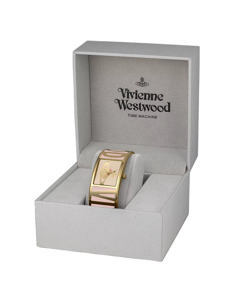Vivienne Westwood Belvoir Pink Gold Bangle Watch