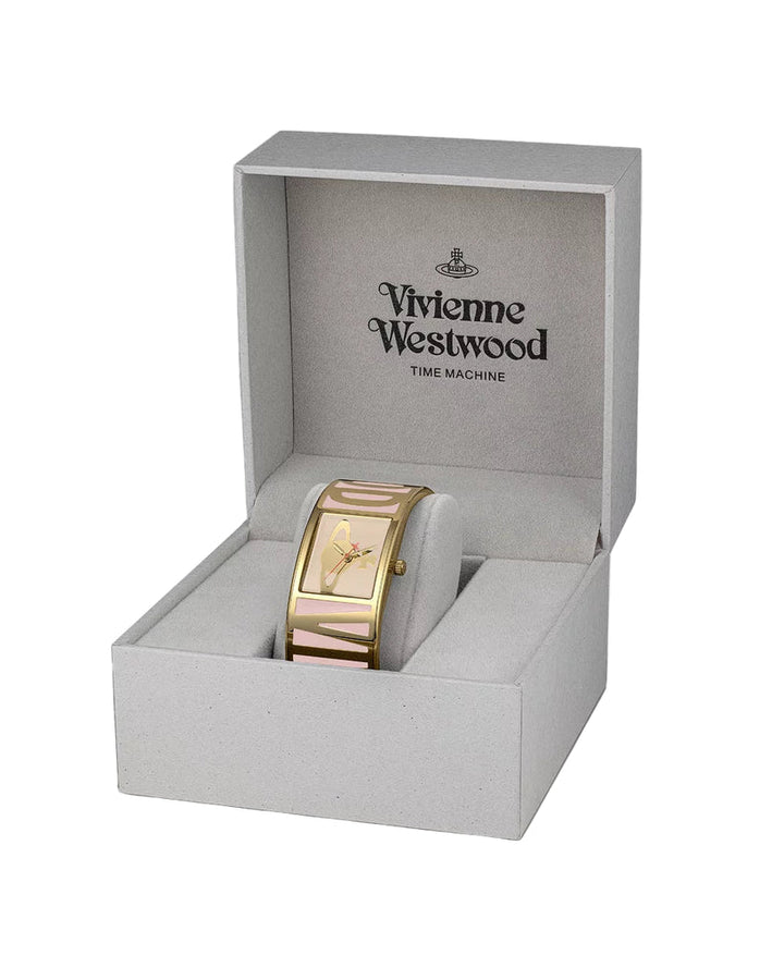 Vivienne Westwood Belvoir Pink Gold Bangle Watch