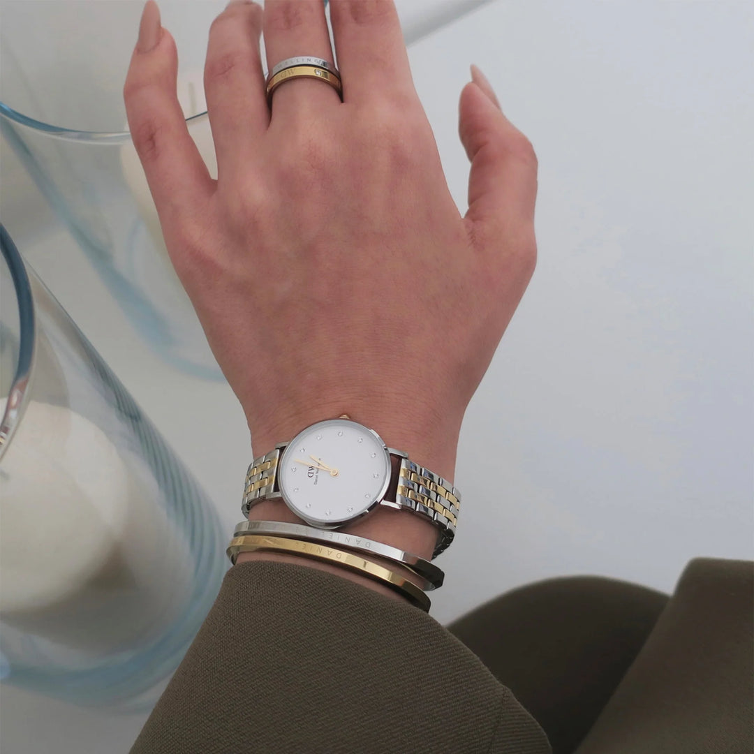 Daniel Wellington Petite Lumine 5-Link Two Tone 28mm