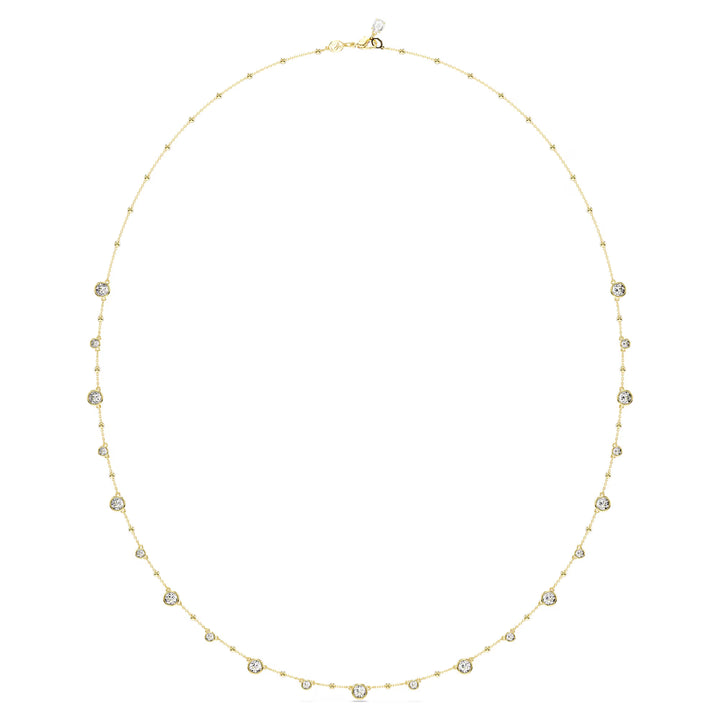 Imber Strandage Round Cut White Gold-Tone Plated