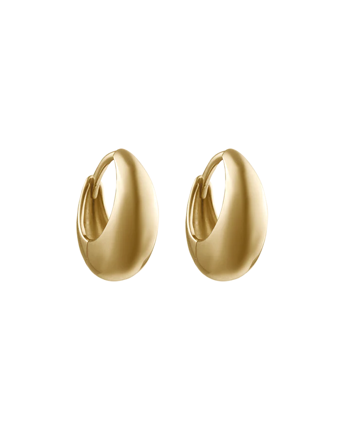 Kirstin Ash Indigo Hoops Gold Plated