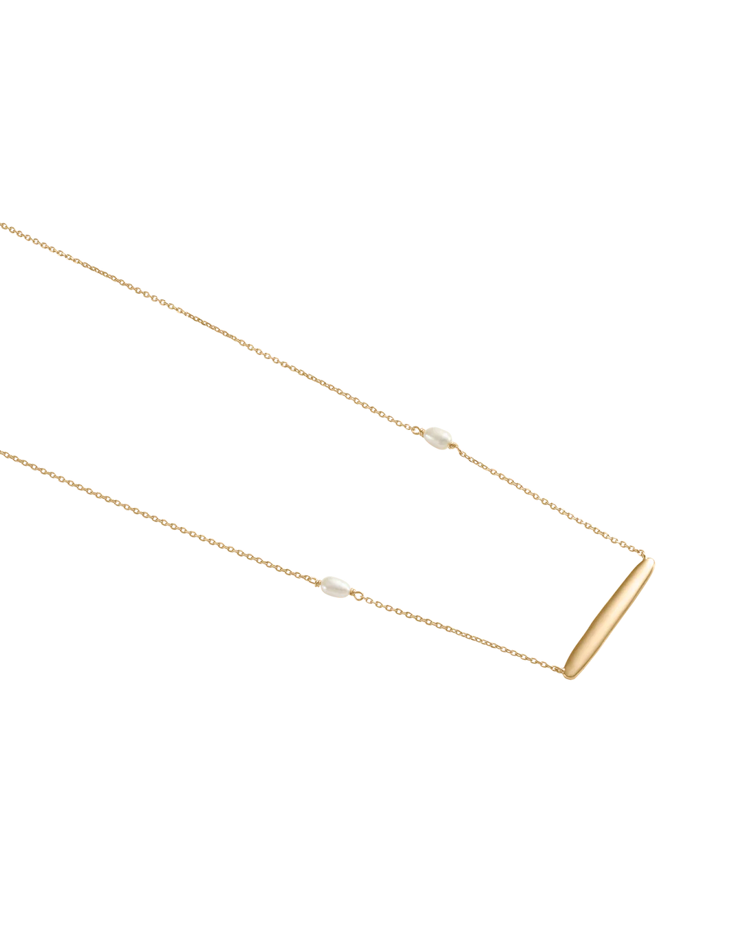 Kirstin Ash Maris Engravable Necklace 18ct Gold Plated