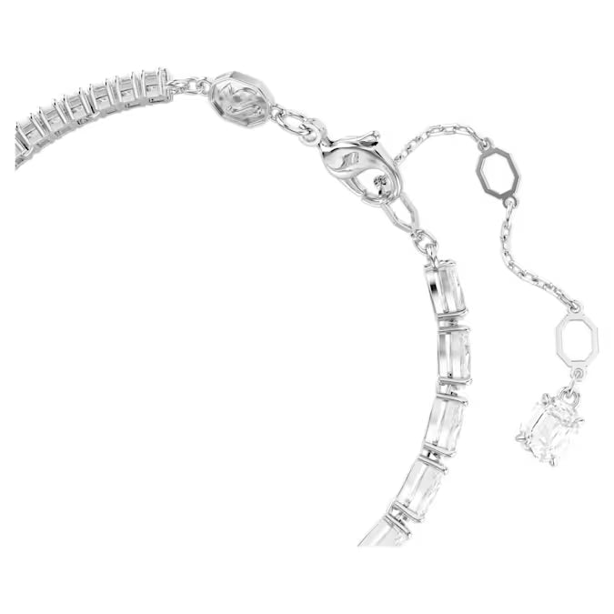 Matrix Bracelet Mixed Cuts White Rhodium Plated