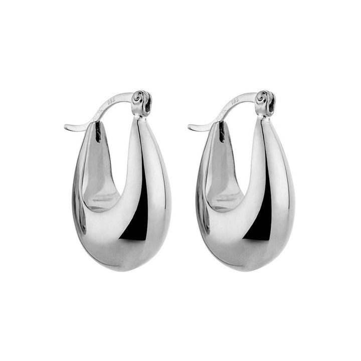 Najo Cloudland Silver Hoop Earring