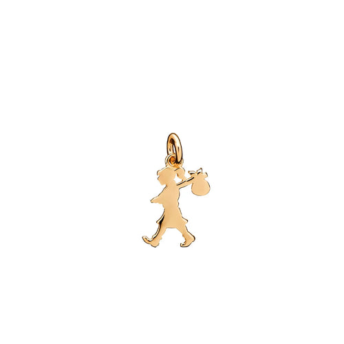 Karen Walker Mini Runaway Girl Charm Gold