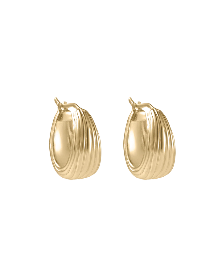 Kirstin Ash Mondo Hoops 18ct Gold Plated