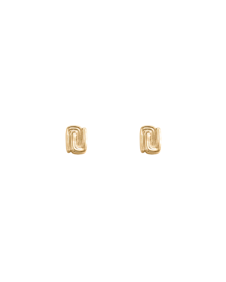 Kirstin Ash Mondo Studs 18ct Gold Plated