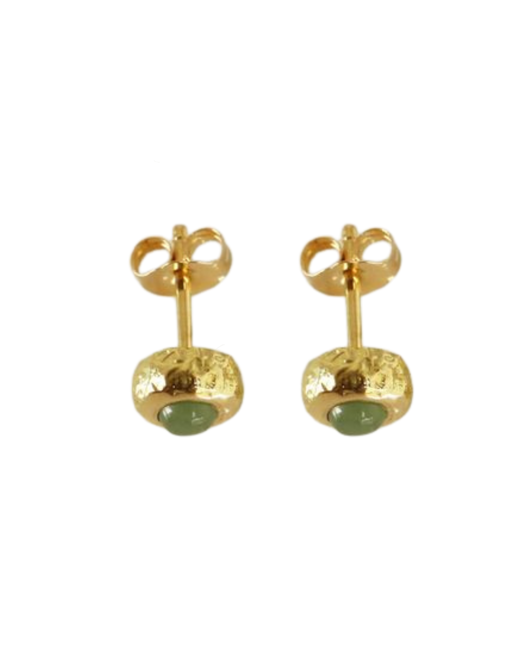 Made of Gold 18ct Gold Mt Tasman Pounamu Studs