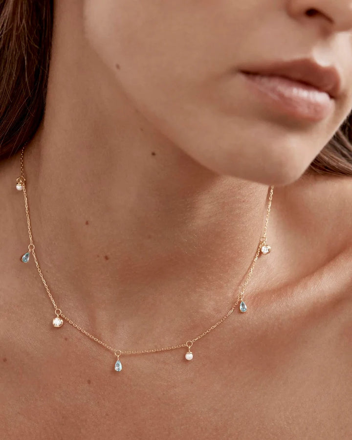 By Charlotte 18k Gold Vermeil Breathe In Stillness Choker