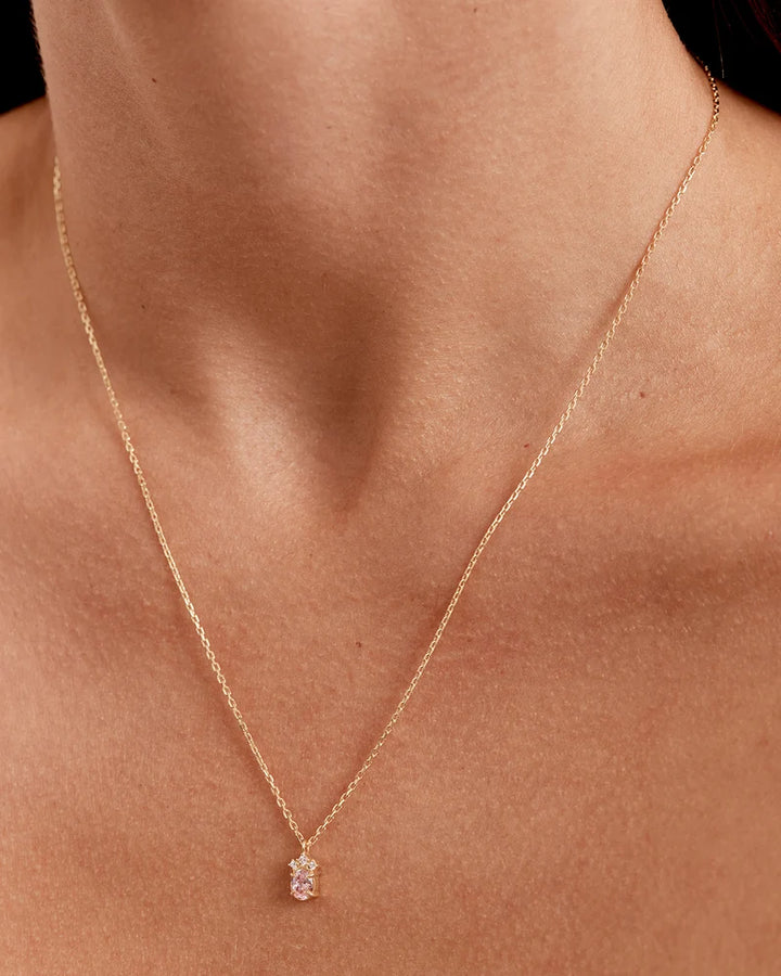 By Charlotte 18k Gold Vermeil Embrace Love Necklace
