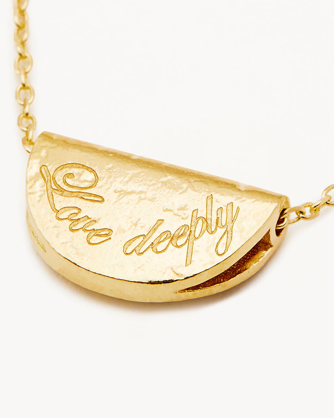 By Charlotte 18k Gold Vermeil Lotus June Birthstone Necklace - Moonstone