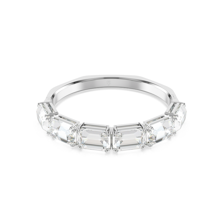 Millenia Bangle Octagon Cut White Rhodium Plated