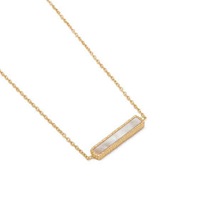 Gold Plated Perla Bar Bracelet