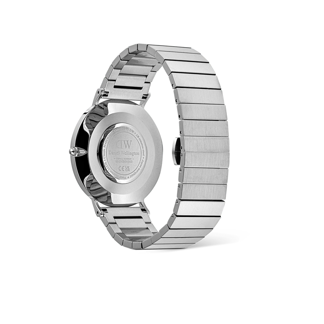 Daniel Wellington Classic Piano Link Arctic Silver 40mm