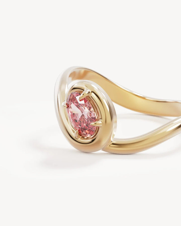 By Charlotte 18k Gold Vermeil Embrace Love Ring