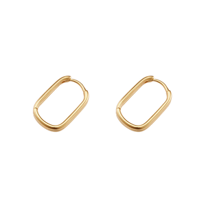 KIRSTIN ASH ROAM HOOPS MEDIUM 18K GOLD PLATED