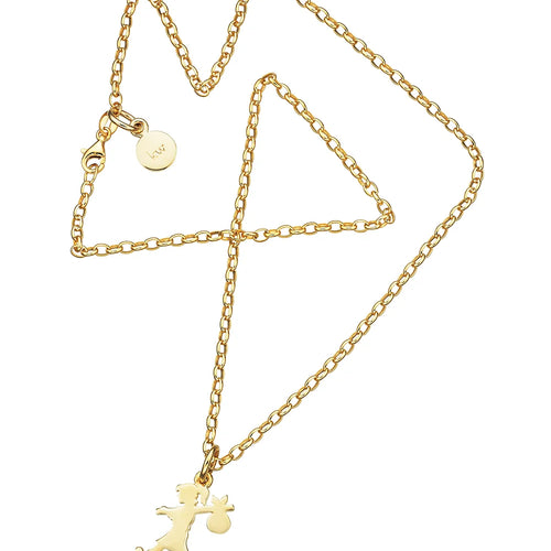 Karen Walker Gold Runaway Girl Necklace