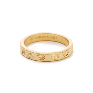 KIRSTIN ASH SEASIDE RING 18K GOLD VERMEIL