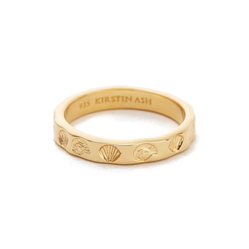 KIRSTIN ASH SEASIDE RING 18K GOLD VERMEIL