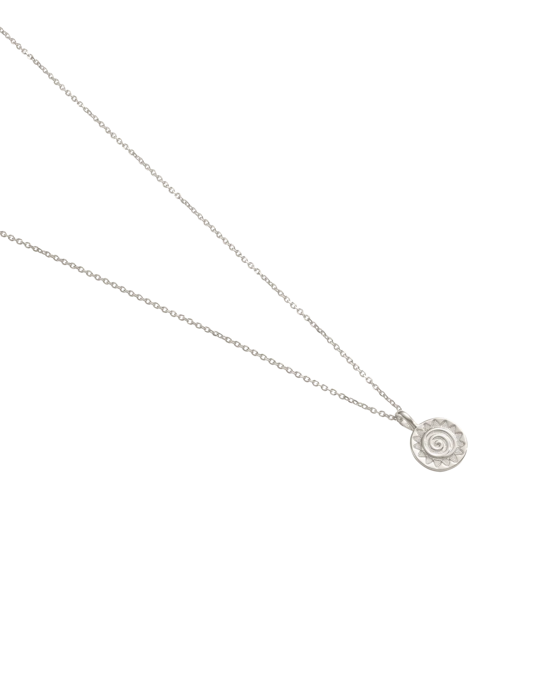 Kirstin Ash Solara Coin Necklace Sterling Silver