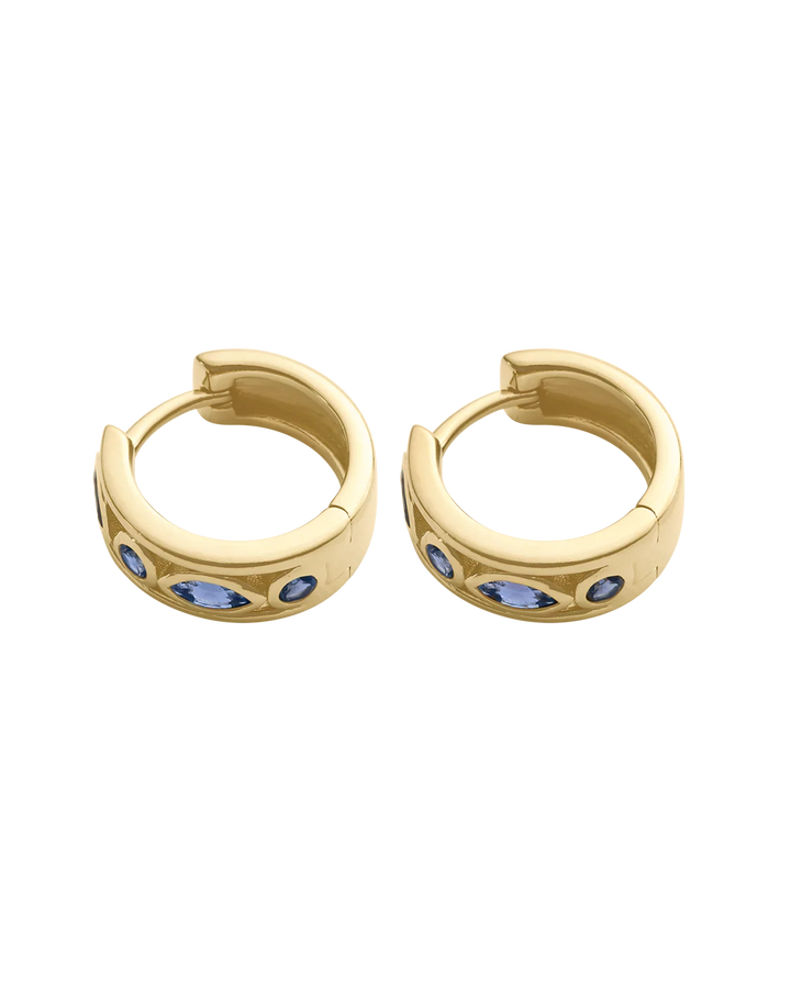 Kirstin Ash Synergy Hoops Gold Plated