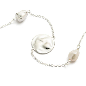 KIRSTIN ASH SILVER TIDAL PEARL BRACELET