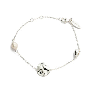 KIRSTIN ASH SILVER TIDAL PEARL BRACELET