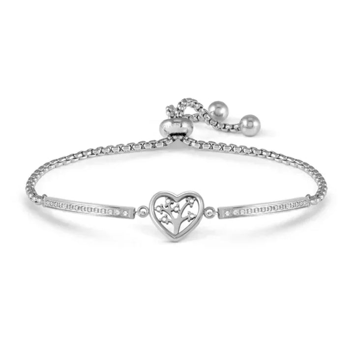 Nomination Milleluci Refined Bracelet in Stainless Steel & CZ Tree Of Life