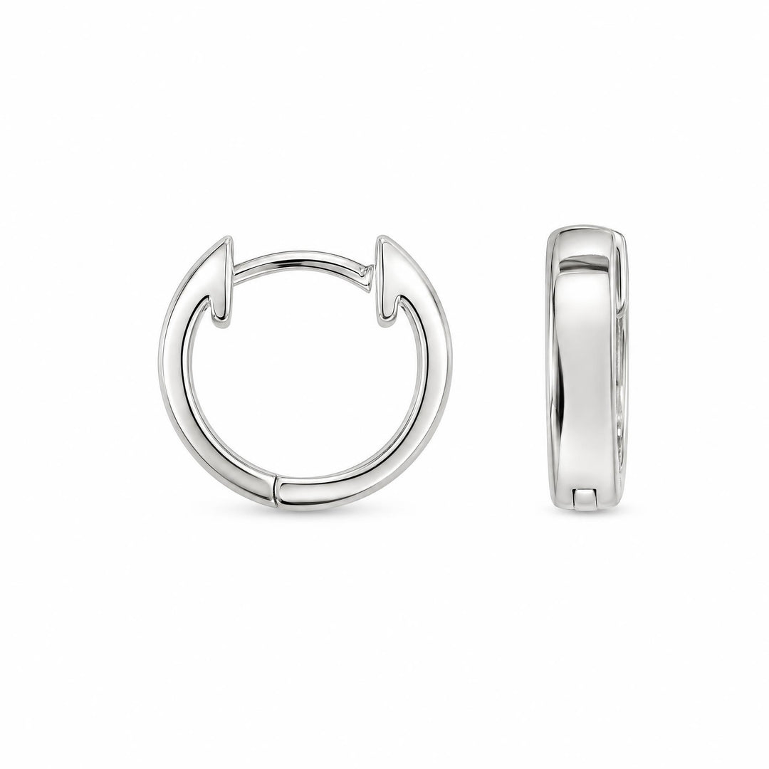 LT Sterling Silver Neva Mini Huggies