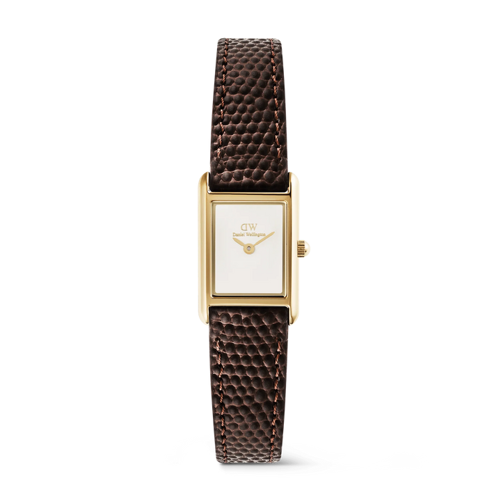 Daniel Wellington Bound Mini Dark Brown Lizard Gold