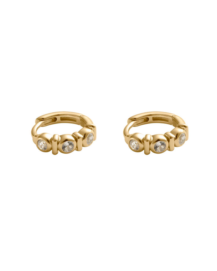 Kirstin Ash Vale Tennis Huggies Gold Plated