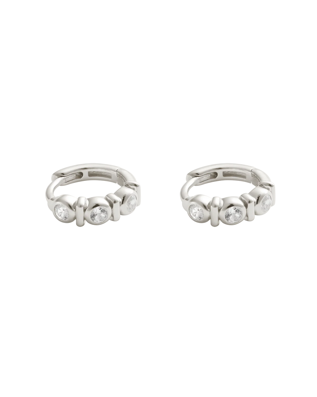 Kirstin Ash Vale Tennis Huggies Sterling Silver