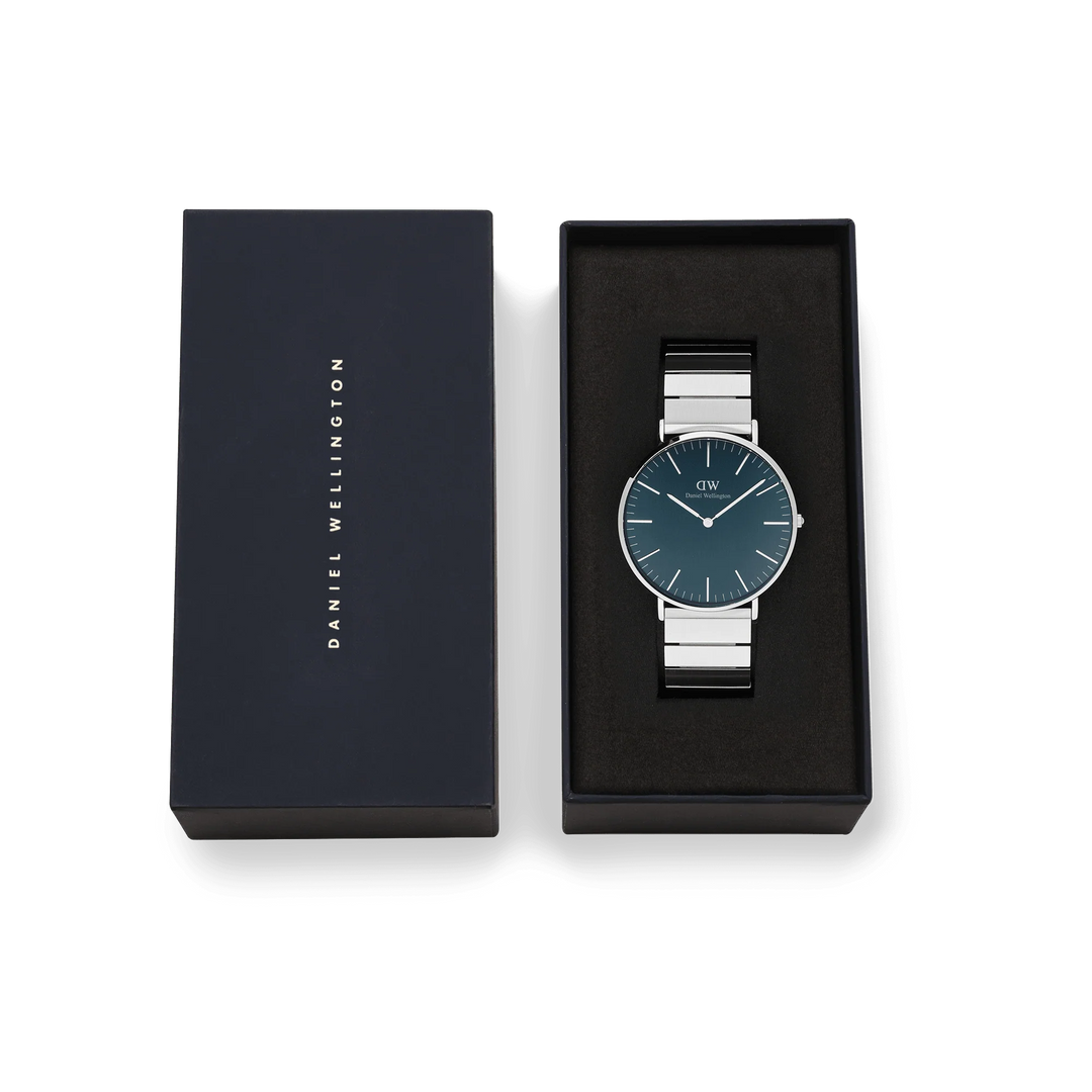 Daniel Wellington Classic Piano Link Arctic Silver 40mm