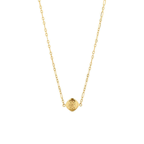 Gold Plated Mini Marigold Necklace