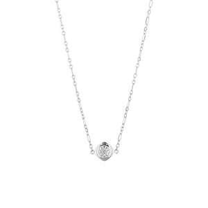 Silver Mini Marigold Necklace