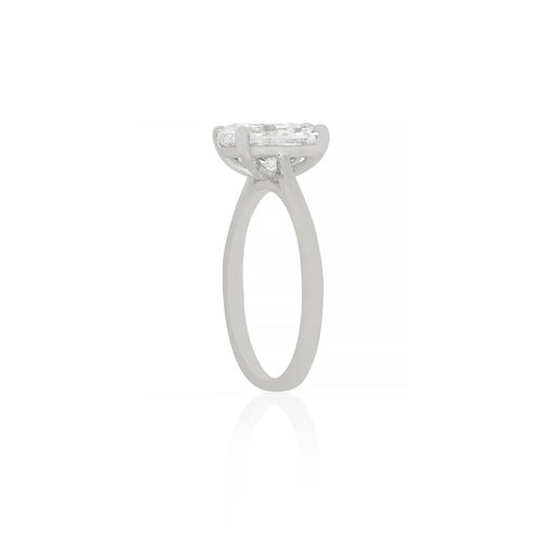 18ct White Gold Noah Lab Diamond Ring